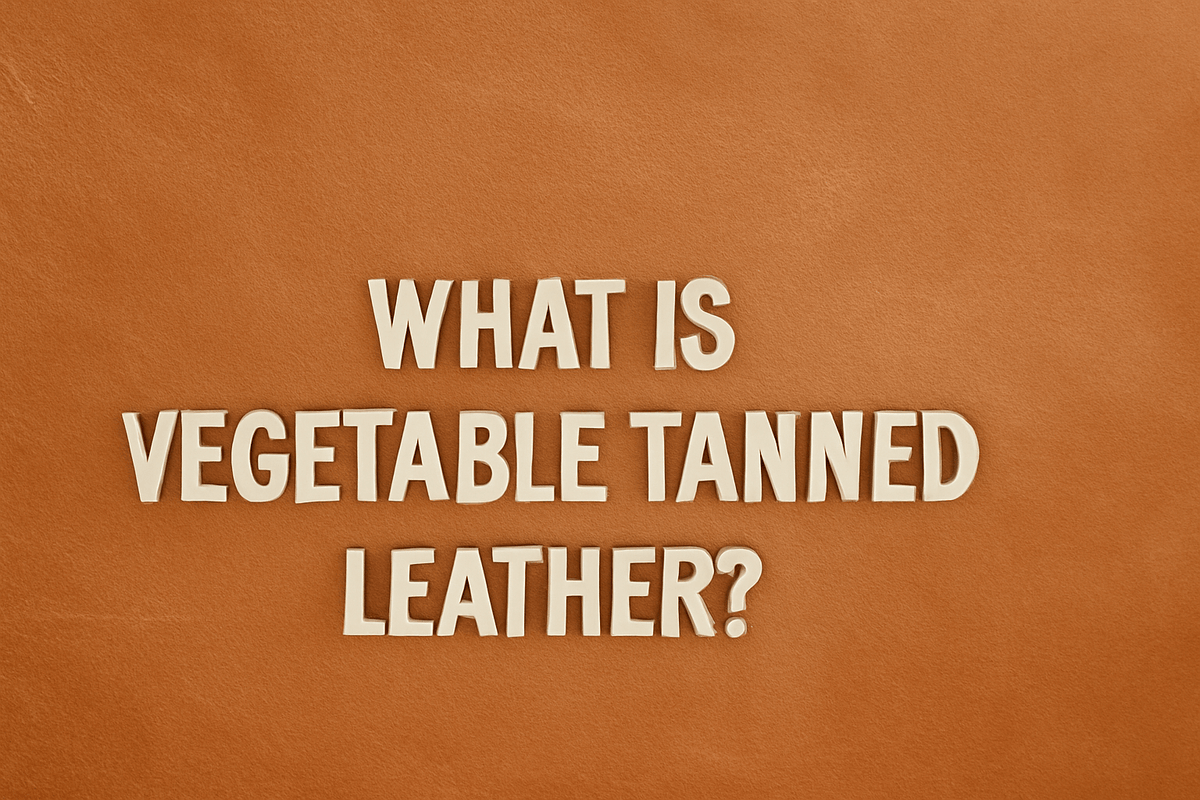 What Is Vegetable Tanned Leather