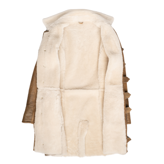 Real shearling coat inspired by Bane in dark knight