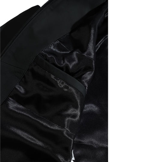 Tory matte black cafe racer jacket