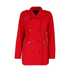 Taisia women's red wool coat