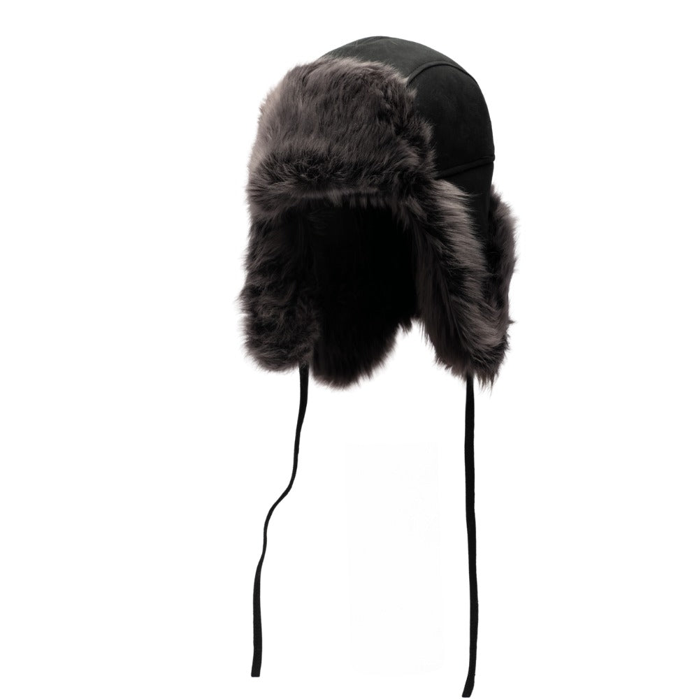 Toscana shearling trapper hat