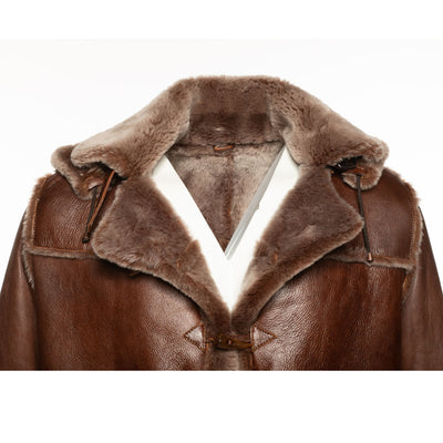 Eamon Brown duffle shearling jacket