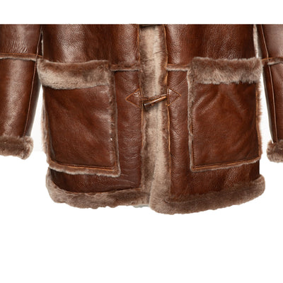 Eamon Brown duffle shearling jacket