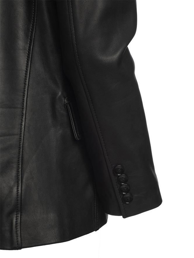 Celine Black leather blazer for women