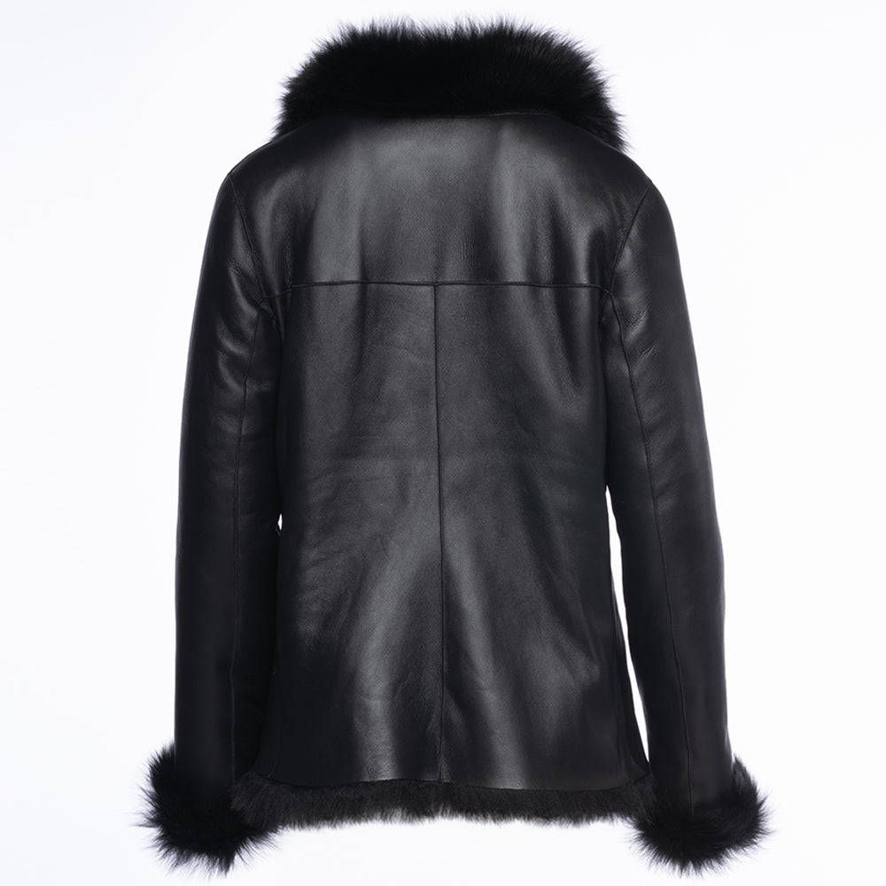 Lumi reversible toscana shearling jacket