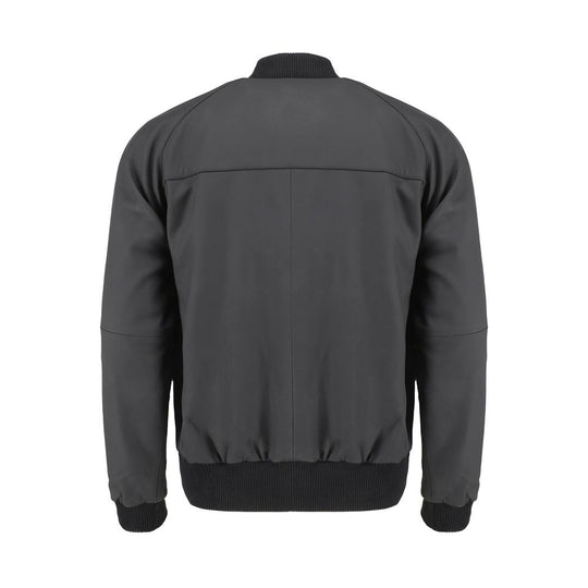 Colt matte black ribbed bomber jacket