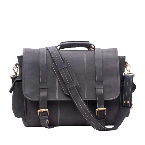 Men's business leather messenger / Laptop bag