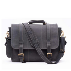Men's business leather messenger / Laptop bag