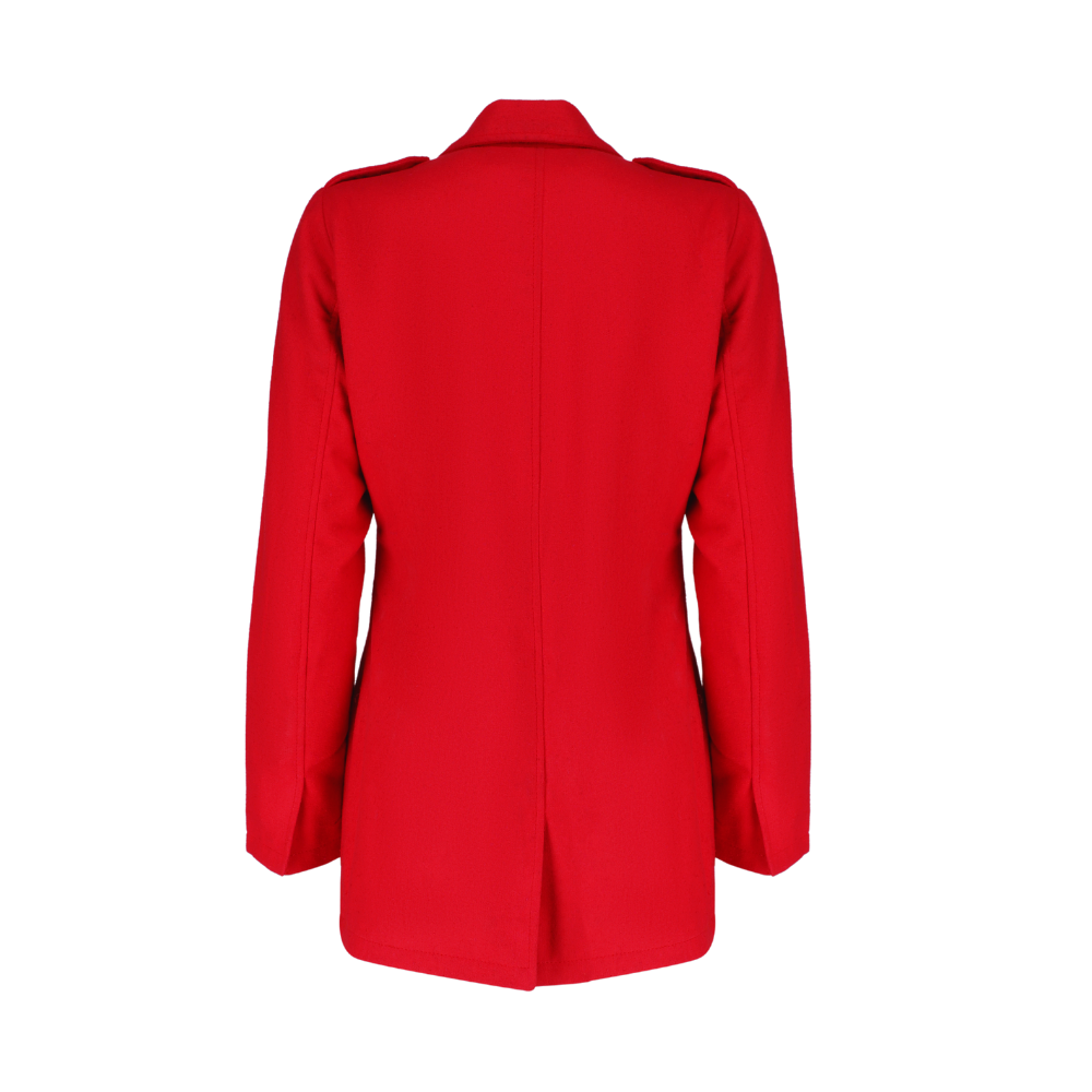 Taisia women's red wool coat