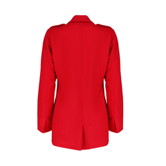 Taisia women's red wool coat