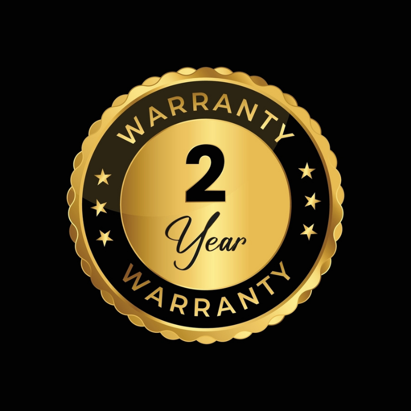 2-Year Warranty