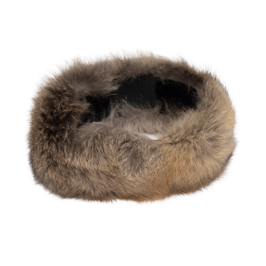 Natural fox fur headband