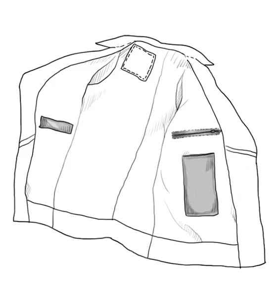 2 Inside Pockets + 1 Cell Phone Pocket