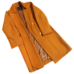 Avenna women's Tan wool overcoat