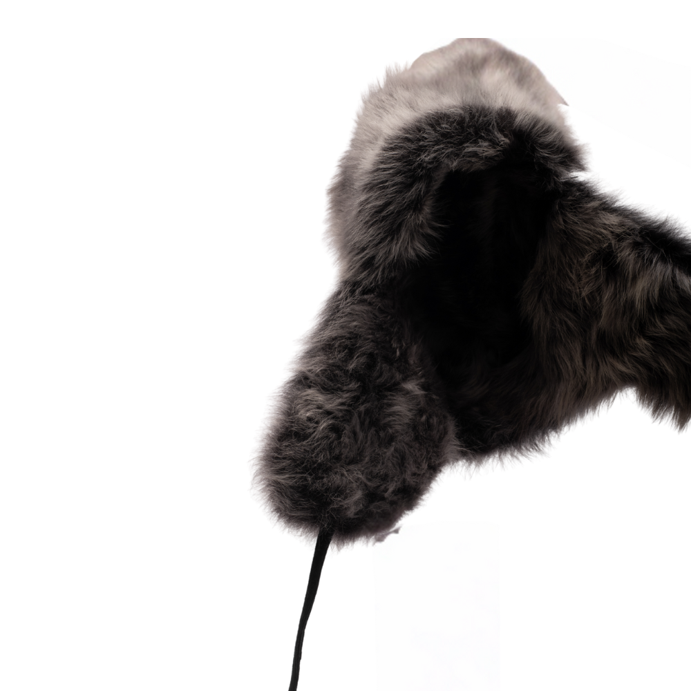 Toscana shearling trapper hat