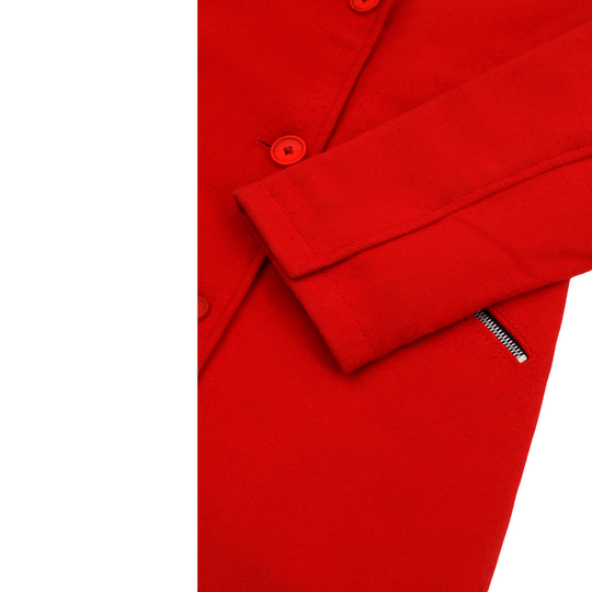 Taisia women's red wool coat