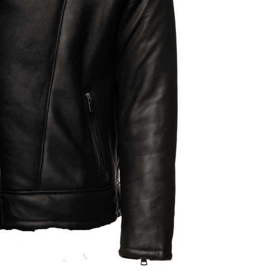 Cater's Toscana Shearling Biker Jacket