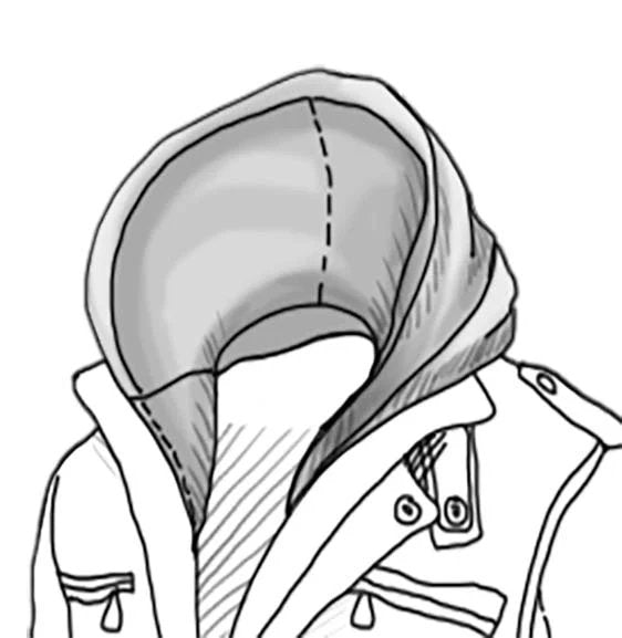 Removable Leather Hoodie