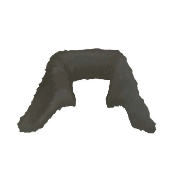 Real Sheep Fur Black