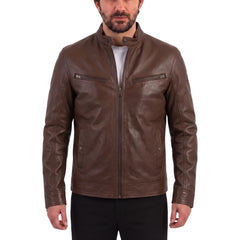 Declan Brown Café Racer leather jacket