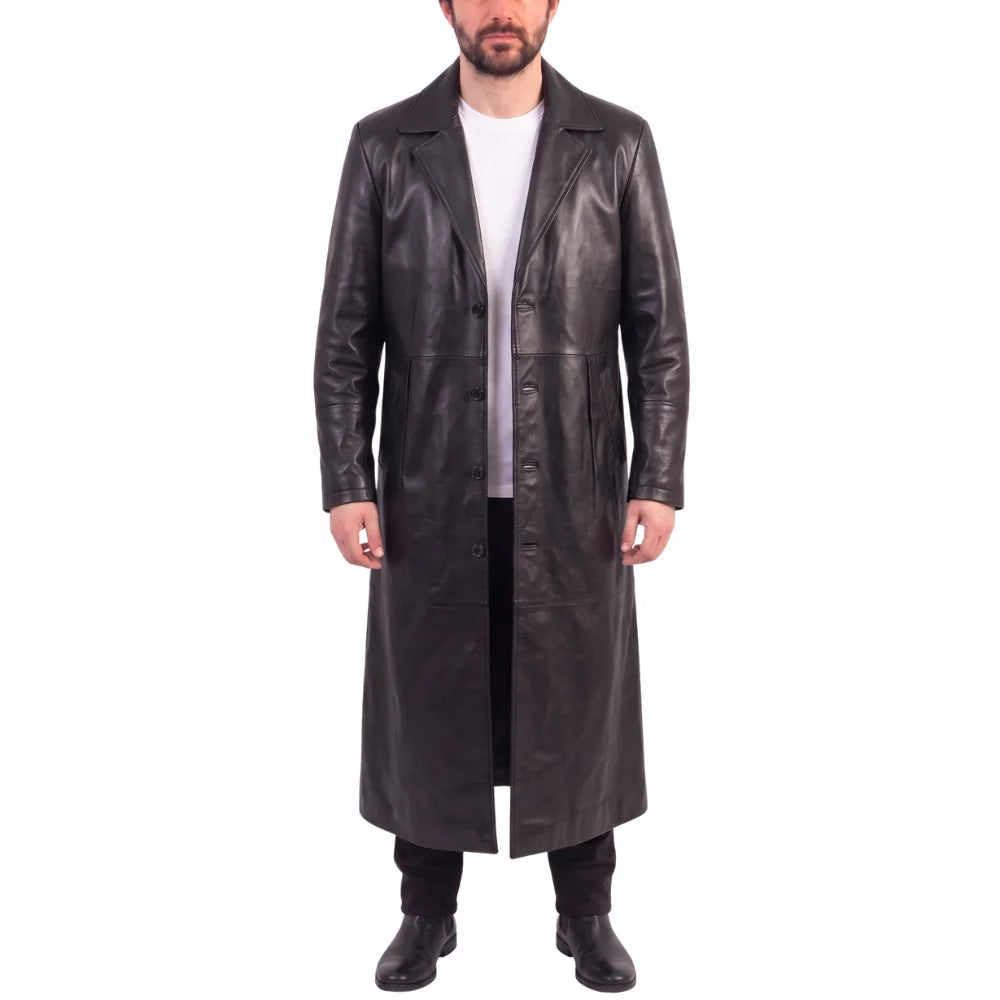 Jensen Black Full length Coat