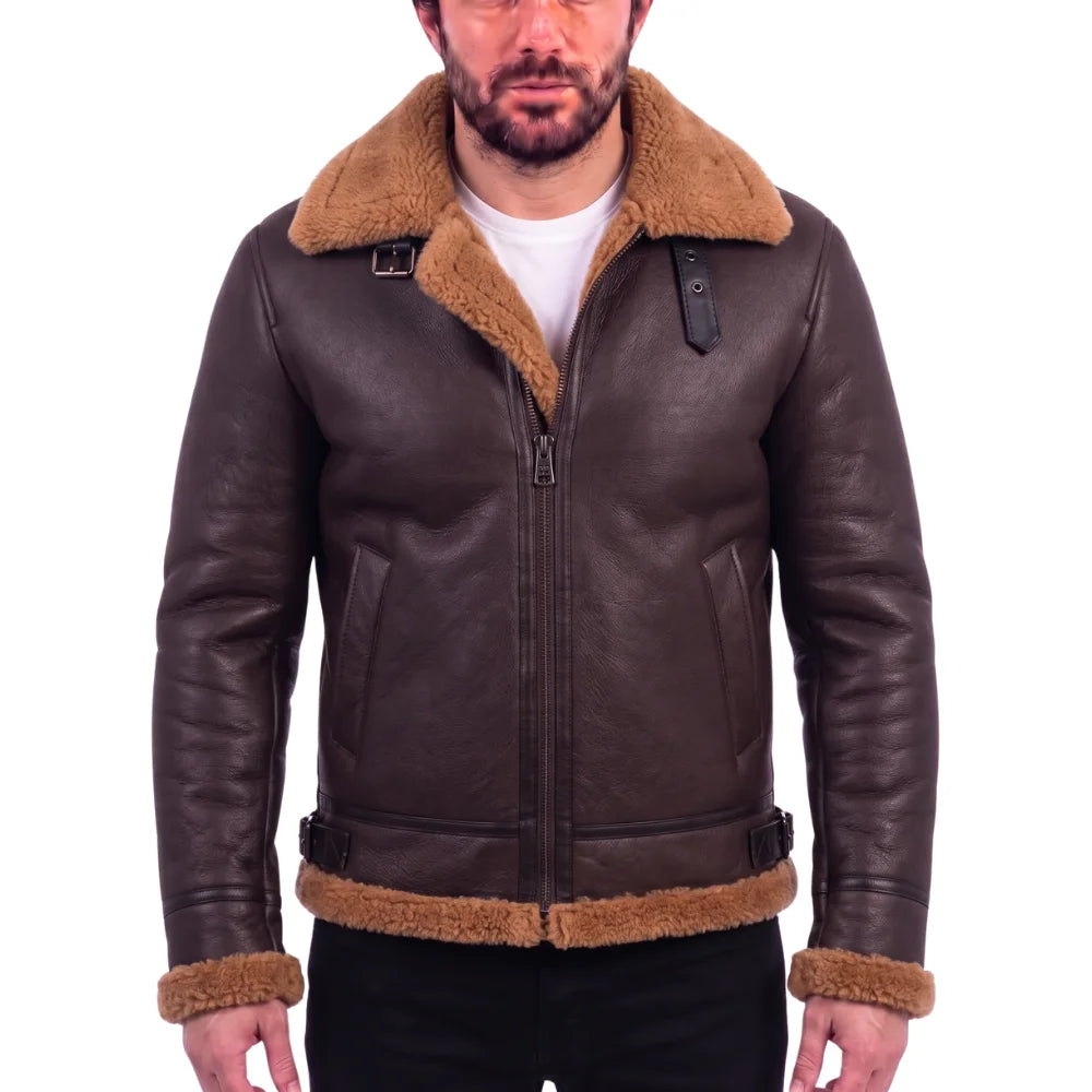 Rob Brown B3 Bomber shearling jacket