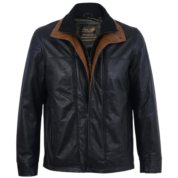 Huxley Black Premium Leather jacket