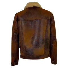 Kevin's Vintage trucker style shearling jacket