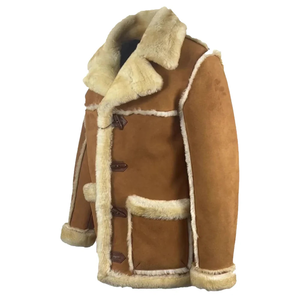 Roddy Piper Western Style Shearling Jacket