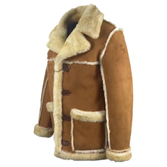 Roddy Piper Western Style Shearling Jacket