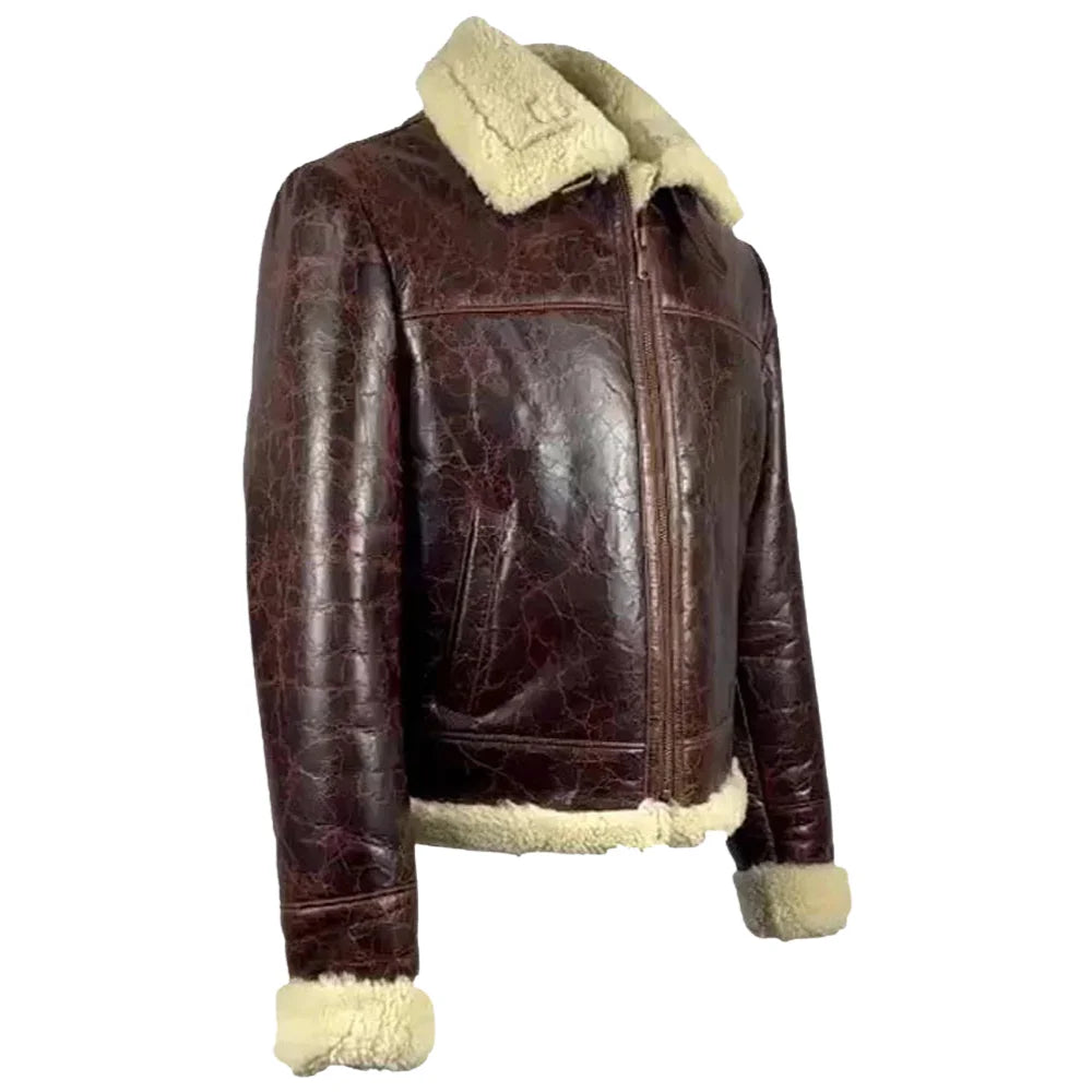 Wayne Nash Brown vintage oxblood B3 Bomber Jacket