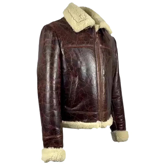 Wayne Nash Brown vintage oxblood B3 Bomber Jacket