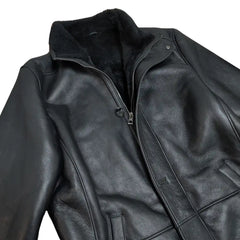 Ralph's Black shearling Long coat