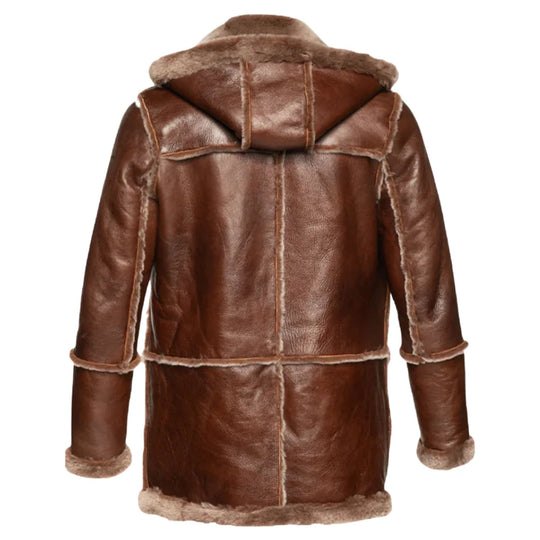 Eamon Brown duffle shearling jacket