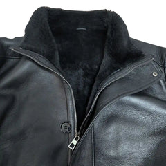 Ralph's Black shearling Long coat