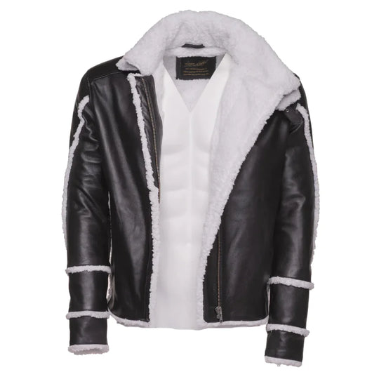 Harry's Sherpa Leather jacket with double collar