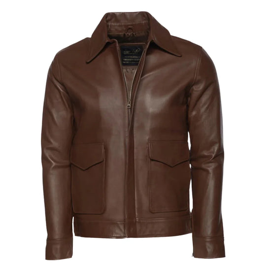 Raphael Brown Bomber jacket