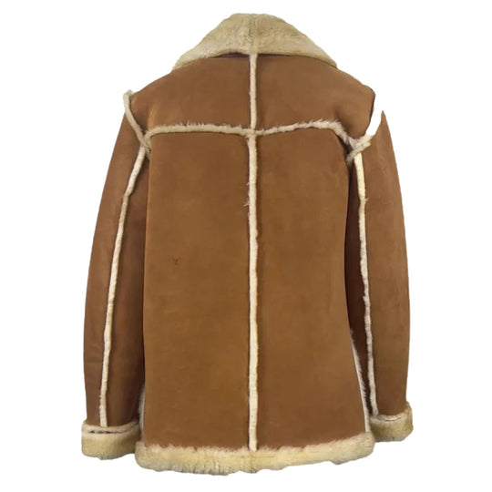 Roddy Piper Western Style Shearling Jacket
