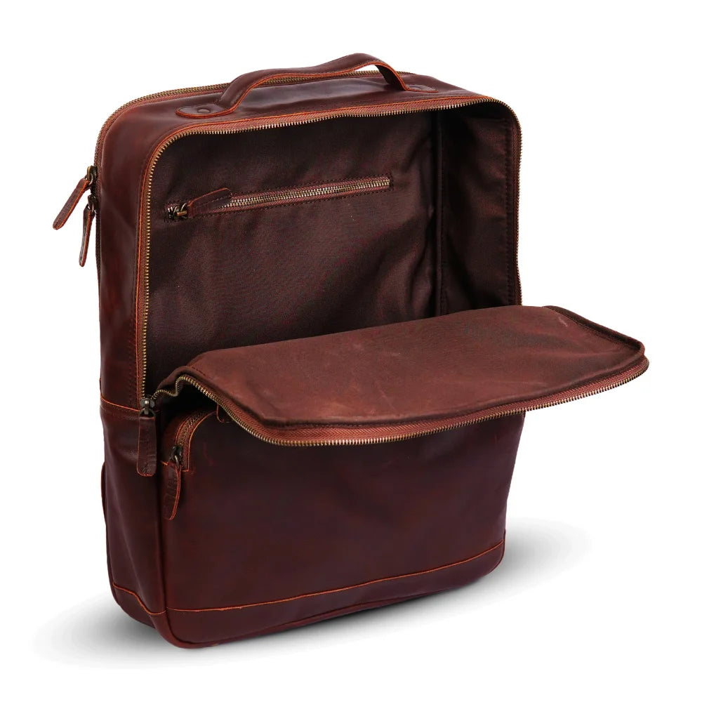 Winston Classic Brown Laptop Backpack