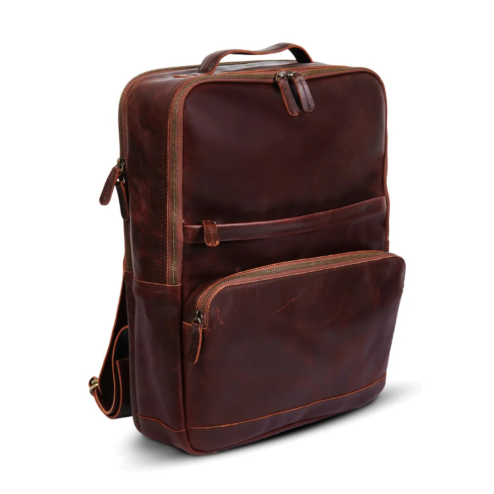 Winston Classic Brown Laptop Backpack