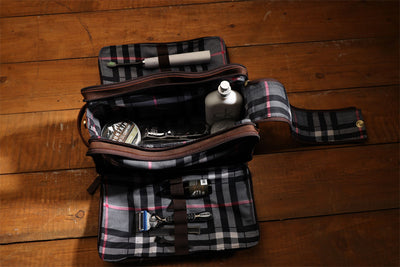 Leather Cosmetic/ Toiletry kit