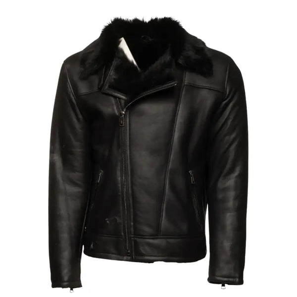 Carter's Toscana Shearling Leather Biker Jacket