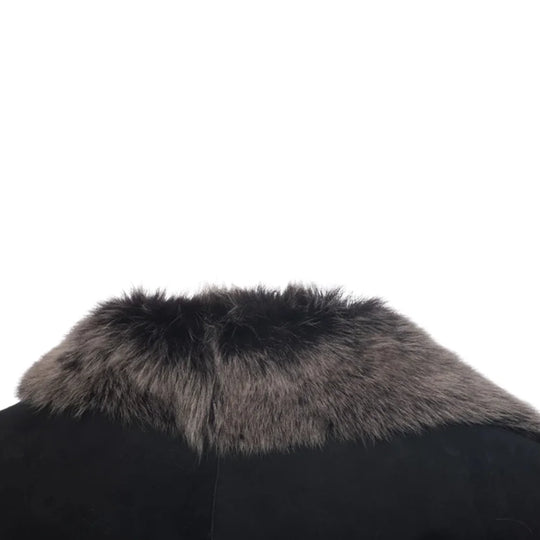 Georges Toscana Shearling Sheepskin Coat soft shearling interior detail
