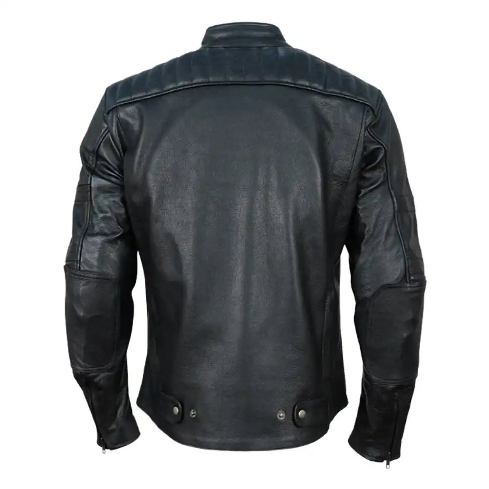 Back view showing the contoured "Streamline" silhouette with integrated stretch panels and a low-profile back protector pocket.