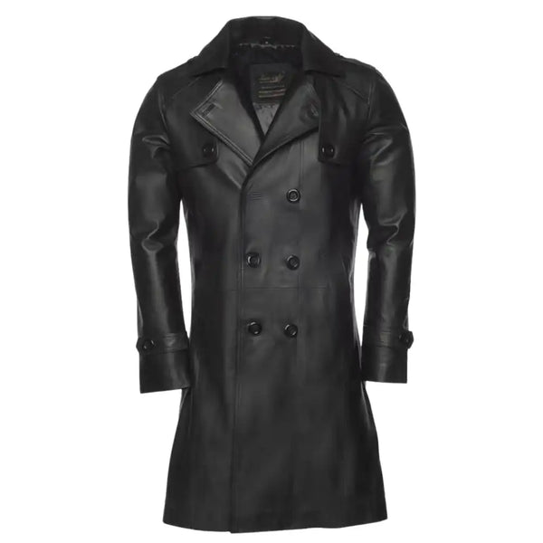 Reiner Black Buttoned up Long coat