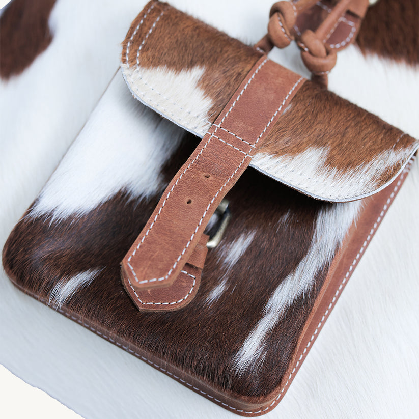Rustic Hide Carryall backpack