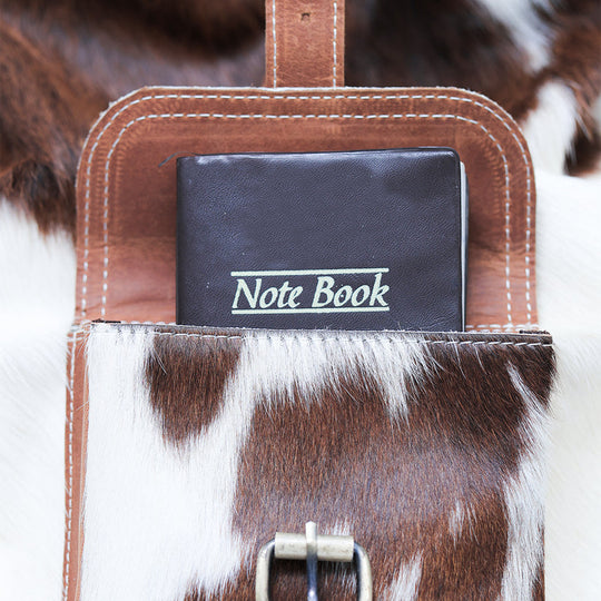 Rustic Hide Carryall backpack