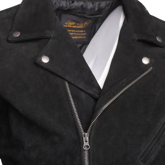 Silva's Black Suede Leather jacket