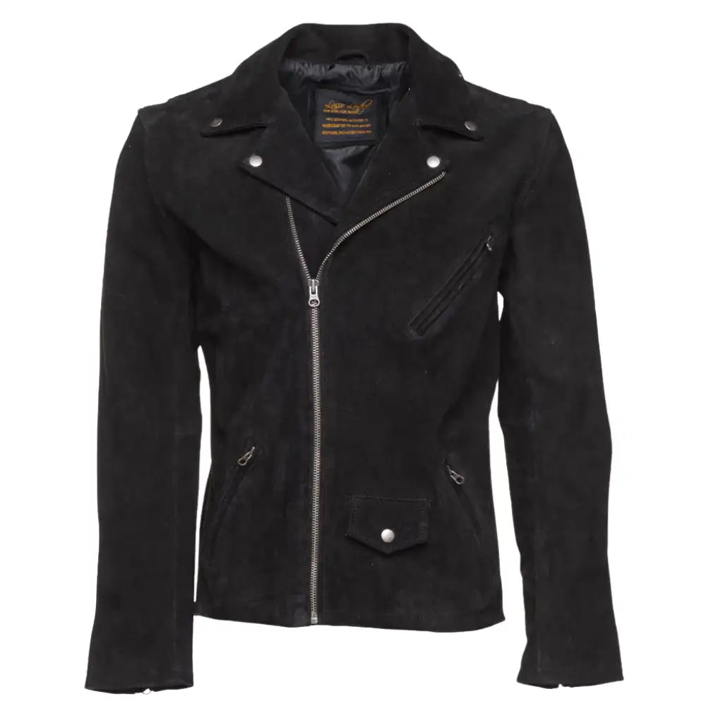 Silva's Black Suede Leather jacket