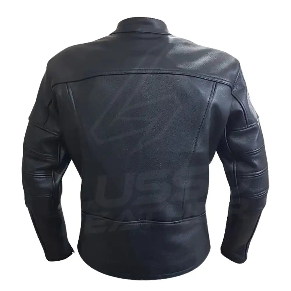 Back view showing the aerodynamic speed hump and extensive accordion stretch panels at the waist and shoulders for maximum flexibility.